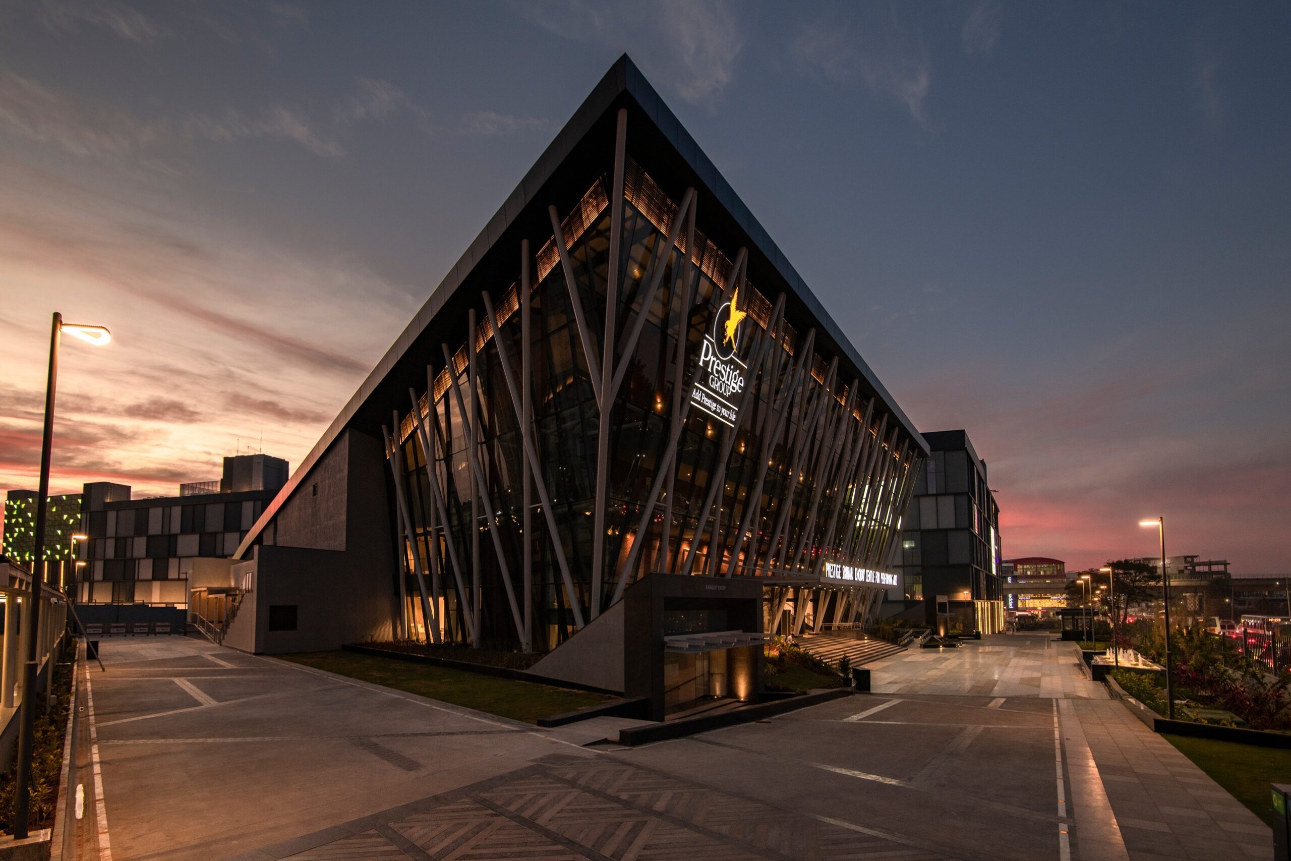 Prestige Centre for Performing Arts exterior architecture by Balladi Studios